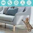 thumbnail image 3 of Cat Anti Scratch Tape Transparent PVC Anti Cat Scratch Furniture Protector Self-Adhesive Peelable Cat Training Protectors Tape for Bed Leather Sofa Door Chairs 17.7x196.9 inch, 3 of 7