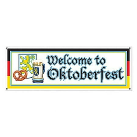 DDI 1906833 Welcome To Oktoberfest Sign Banner Case of 12
