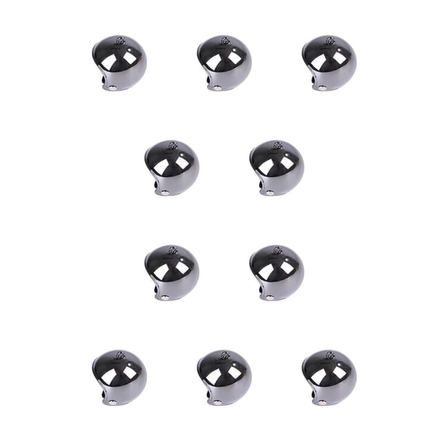 Billuyoard Casco para mascotas, gorros duros bonitos, accesorios de disfraces ajustables, gorros para la cabeza, aves de corral de juguete para negro brillante 10piezas