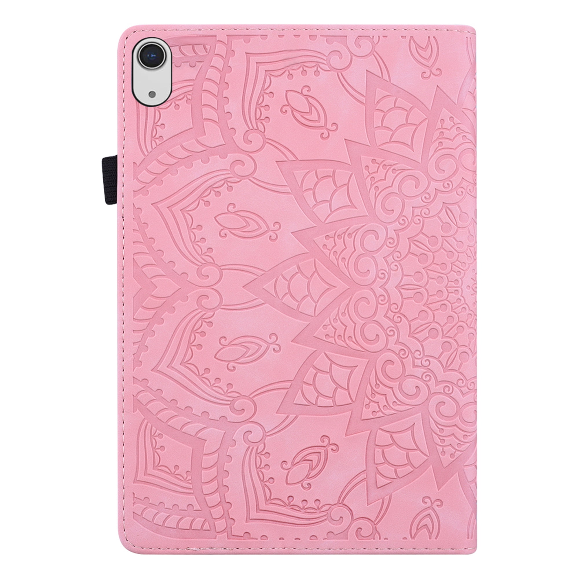 K-Lion for Apple iPad 10th Generation Folio Flip Case, 2022 iPad 10.9 Inch Case with  Pencil Holder & Card Holder Slots,Luxury PU Leather Shockproof Stand Slim Shell Cover for iPad A2757 A2777,Pink
