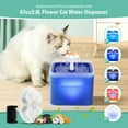 thumbnail image 2 of 4 Pack Cat Water Fountain Filters & 4 Pre-Filter Sponges for 67oz/2L Cat Water Fountain with LED Night Light, Pet Water Fountain Replacement Filters, 2 of 8