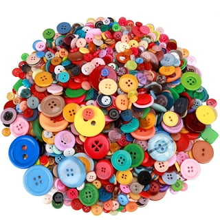 Esoca 650pcs Gray Buttons for Crafts Grey Craft Buttons Assorted Buttons Bulk for Art, DIY Crafts, Christmas Decoration