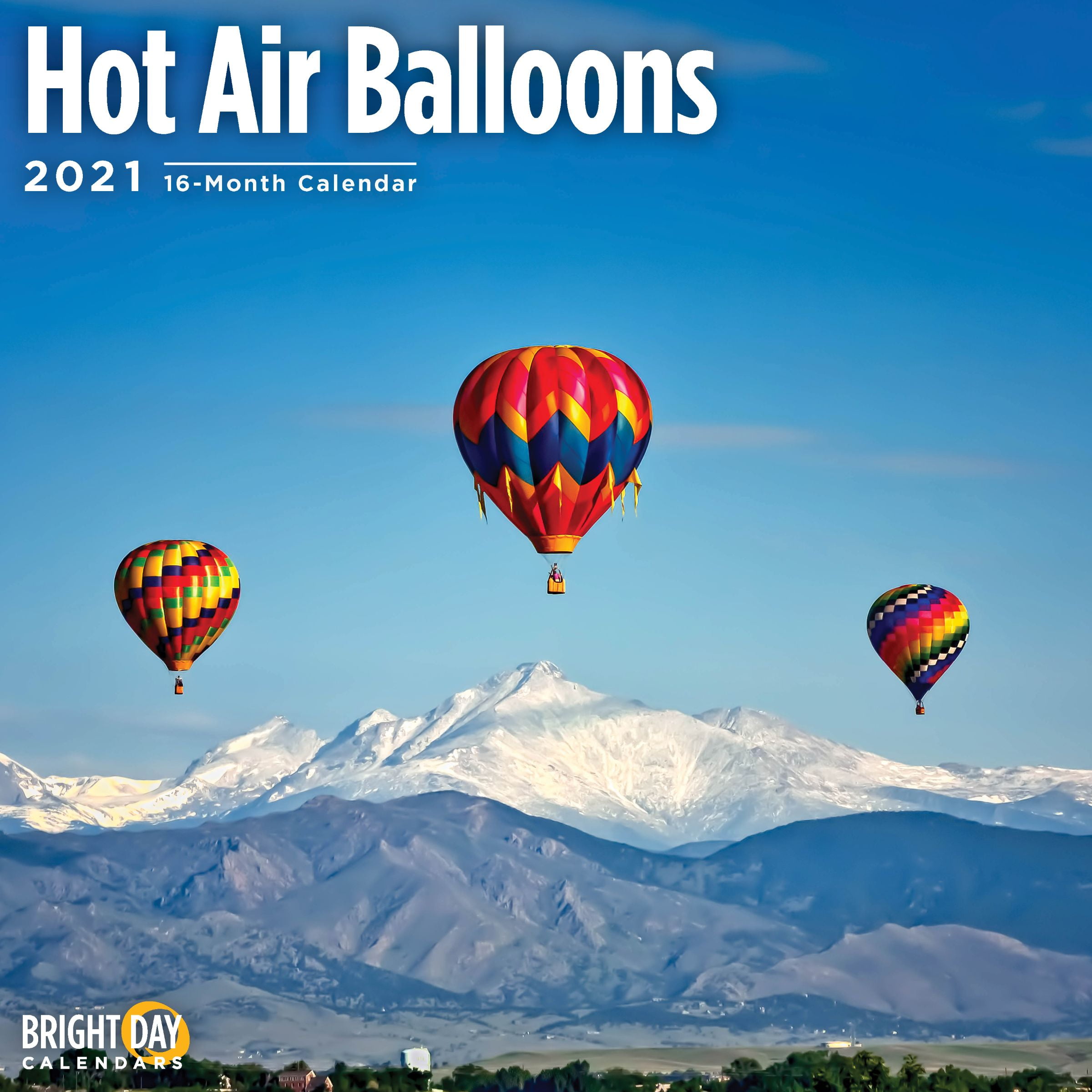 2021 Hot Air Balloons Wall Calendar Walmart Walmart