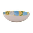 thumbnail image 4 of Hometrends Lemon Melamine and Bamboo Dinnerware Set 12pc, 4 of 5