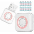 thumbnail image 1 of 2023 InstaProud Portable Sticker Printer, Bluetooth Thermal Printer, Pink with 10 Sticker Rolls, 1 of 7