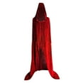 thumbnail image 1 of Élégante Cape Longue Gothique d'Halloween pour Femme avec Capuche pour Robe de Couple, 1 of 6