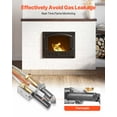 thumbnail image 3 of VEVOR Gas Pilot Assembly, OE 446-512A, HSRV 446-512A, SRV 446-512A Fireplace Gas Pilot Assembly Kit, Natural Gas Ignition Replacement, Compatible with Heat & Glo, Heatilator, Lennox, Regency Models, 3 of 9