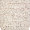 thumbnail image 5 of DecMode 11", 9"H Textured Cream Ceramic Vase with Handles and Terracotta Accents, Set of 2, 5 of 10
