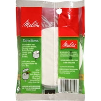 Melitta® 628354 Disc Coffee Filters, Paper White, 3.5", 100-Pack