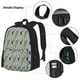 thumbnail image 3 of Disketp Lightning Bolts Mochila Estampada de Gran Capacidad con Lonchera y Estuche, Set de 3 Piezas para Estudiantes, 3 of 7