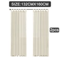 thumbnail image 2 of Rideaux en Lin Naturel à Onglets Longs Semi-Transparents, Rideaux Élégants Décontractés en Lin Texturé pour Fenêtres, 2 of 6