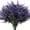 Purple, variant on 10PCS Artificial Lavender Flowers,Fake Greenery Faux Plastic Artificial Flowers UV Resistant Lavender Bouquets for Wedding Hanging Bouquet Indoor Outdoor Home Garden Office Table Vase