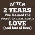thumbnail image 3 of CafePress - 2 Years Of Love And Beer T Shirt - Men's Classic Graphic Cotton T-Shirt, 3 of 4