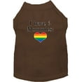thumbnail image 1 of I Have 2 Mommies Screen Print Dog Shirt Brown Med, 1 of 1