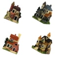 thumbnail image 1 of Billuyoard Resina pequeña casa de campo decorativa acuario pecera estilo europeo paisaje artesanía maceta adornos en miniatura Decoración del hogar, 1 of 6