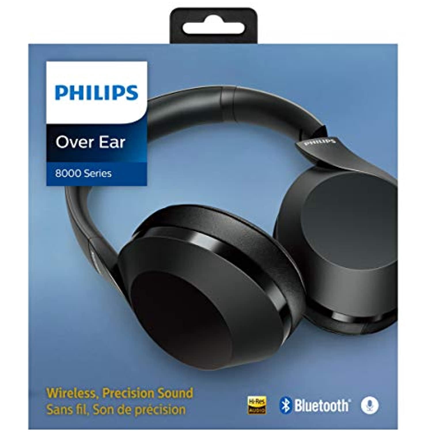 Philips Performance PH802 Wireless Bluetooth Over-Ear Headphones Noise  Isolation Stereo with Hi-Res Audio, up to 30 Hours Playtime with Rapid  Charge - Black (TAPH802BK) | Walmart Canada