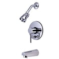 thumbnail image 1 of Kingston Brass Concord Single Handle Tub & Shower Faucet, 1 of 1