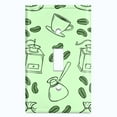 thumbnail image 2 of Metal Light Switch Wall Plate Outlet Cover (Coffee Espresso Mocha Bean Cup Maker Pistachio Green - Single Toggle), 2 of 2