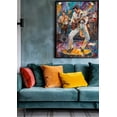 thumbnail image 6 of Music Wall Art Elvis On Stage Muisic Room Decor Poster Music Canvas Art For Livingroom Bedroom Office, 6 of 7