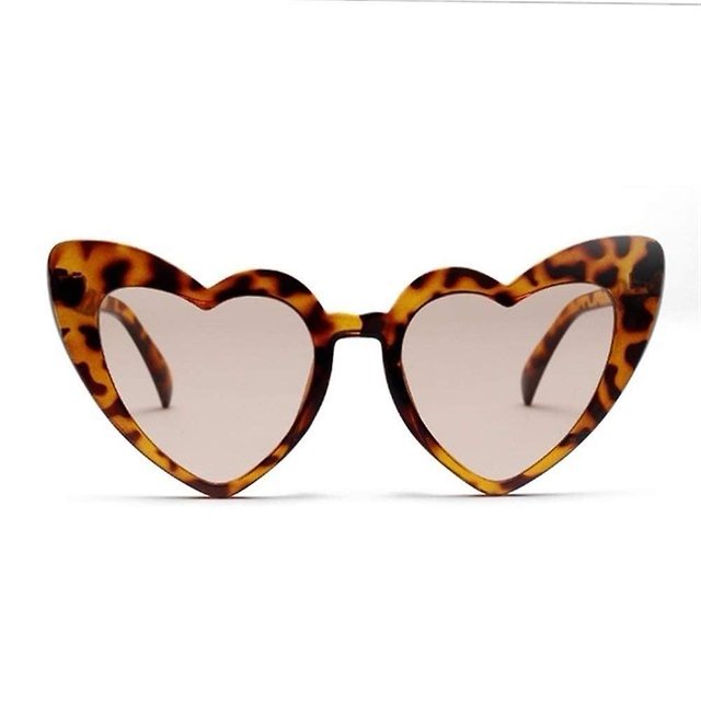 Sunglasses Heart Sunglasses Women Cat Eye Sun Glasses Retro Love Heart Shaped Glasses zhangyuxiang LED