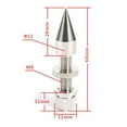 thumbnail image 1 of Speaker Spike Isolation for Pads for Hifi Speaker Stand Shockproof Base Silver, 1 of 7