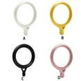 thumbnail image 3 of Wweixi ABS Rings Two Standard Rings 50 Window Rings 50 Plastic Hooks Eyes Gold 50pcs, 3 of 6