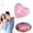 A, variant on Valentine's Day Pink Candy Box (Flower) Daily leftover food sealed storage,Food storage bag,PE plastic-Multicolor