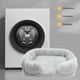 thumbnail image 5 of Cama para perros y gatos tranquilizante, nido de mascotas gris Fang, 5 of 6