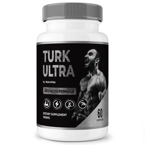 Turk Ultra - Original TurkUltra Capsules with a Natural Daily Blend for Wellness | Clean, Gentle, Easy-to-Swallow Pills (60 Capsules)