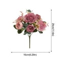 Artificial Yard Flowers Artificial Summer Flowers Artificial Peony