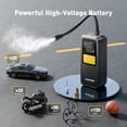 thumbnail image 5 of AUXITO Tire Inflator Portable Air Compressor - Faster Inflation, 150PSI Cordless Air Pump Digital Gauge, Auto Shut off for Car, Truck, Bike Tires & Inflatables, 5 of 12