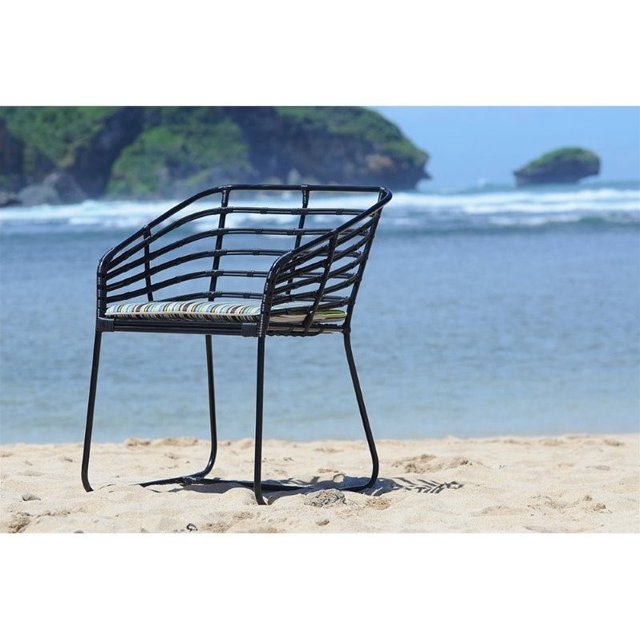 Harmonia Living Exo Patio Dining Chair in Aluminum