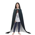 thumbnail image 3 of Honeii American Flag Print Poncho Cape, Cloak Coat, Snuggly Hooded Wearable Blanket, Hooded Cape For Teenagers,Halloween Costumes-Large, 3 of 7