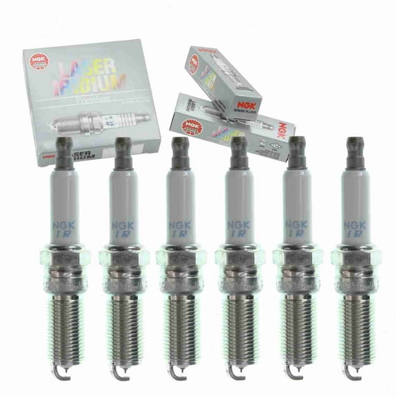 6 pc NGK 91418 Laser Iridium Spark Plugs for 12625058 41-103 41-114 4513 4718 9901 9901S ITV16TT PTV16TT RE10WYPB5 Ignition Wire Secondary Fits select: 2014-2023 CHEVROLET SILVERADO