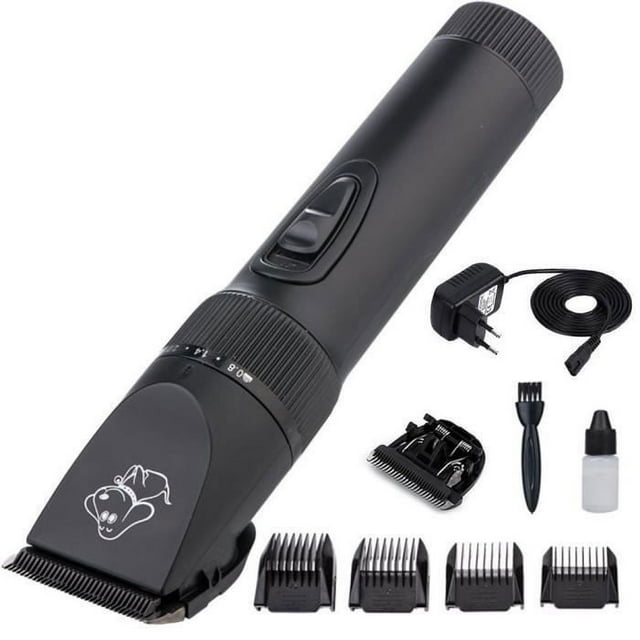 Dog Clippers, Pet Clippers, 4 Pcs Battery, Leather Bag, Rechargeable Clippers for Dogs