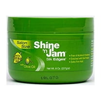 Shine-N-Jam Silk Edges With Olive Oil 8 Ounce Jar