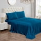 thumbnail image 1 of Juego de sábanas Juicy Couture Queen Satin Royal Blue, 1 of 7