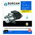thumbnail image 2 of BURCAM PUMPS INC 506518SS 3/4HP Stainless Steel Jet Pump, 2 of 4