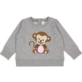 thumbnail image 2 of Inktastic Monkey Baby Sweatshirt, 2 of 4