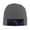 Deep Heather, variant on Black Purple Abstract Winter Beanie Hats for Men Women Warm Cozy Knitted Cuffed Skull Cap Deep Heather