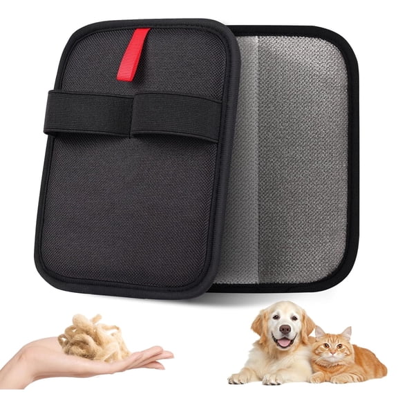 POITVD Pet Hair Removal Glove, Newly Upgraded Reusable Electrostatic Pet Hair Gloves, Pet Hair Remover Tool for Clothing, Couch, Carpet, Car Seat-1 pcs