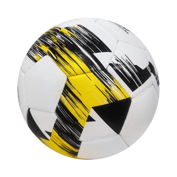 Balón de fútbol tamaño 5 Advancent listo para el partido blanco amarillo