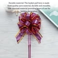 thumbnail image 1 of Pull Bows Ribbon for Gift Wrapping Festive Wedding Decoration Wear-resistant Gifts Baskets Multifunctional Christmas Present Wine Red, 1 of 7