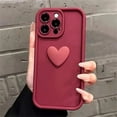 thumbnail image 3 of Funda de teléfono para Xiaomi Redmi Note 13, 12, 12S, 9S, 11, 10, 11S, 10S, 8, 7, 9 Pro, K30 Ultra, Mi 14 Pro, bonita funda trasera suave con corazón de amor en 3D, 3 of 5