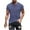 Dark Blue, variant on Rloper-Lop Mens Crewneck T Shirts Casual Stylish Striped Printing Tees Lightweight Short Sleeve Striped Printign Shirts Summer Outdoor Tops Blue 3XL