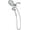 Chrome, variant on Engage 2.5 GPM Handheld Showerhead and Rain Shower 2-in-1 Combo Featuring Magnetic Docking System and Metal Hose, Chrome