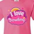 thumbnail image 4 of Inktastic Bowler I Love Bowling Youth T-Shirt, 4 of 5