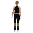 thumbnail image 2 of Aislor Kids Girls Metallic Shiny Gymnastic Unitards Rompers One-piece Bodysuit for Dance Training Colorful 10, 2 of 8