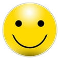 thumbnail image 1 of Autocollant en Vinyle Smiley Face Souriant #2 de 5 Po, 1 of 1