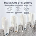 thumbnail image 4 of Seamless Clothes Hanger, Plastic Windproof Fixed Clips, Strong Grip for Laundry Drying, Garment, and Outdoor Use, 12-pack, Yellow, by FAJHHA, 4 of 7